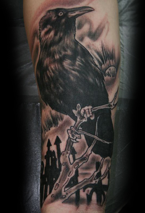 Tattoos - Black Crow - 27915
